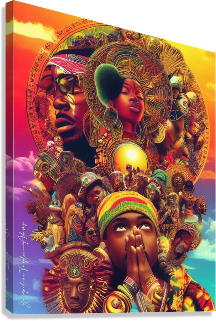 Prayer Power...  And a child shall lead them Canvas Print