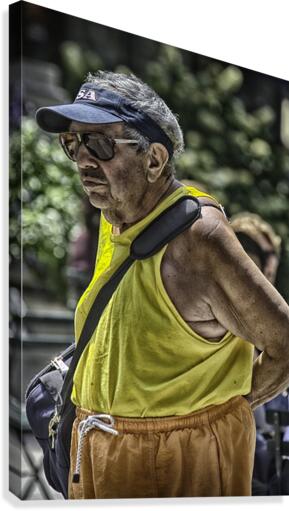 walking man Canvas Print