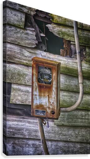 antique meter Canvas Print
