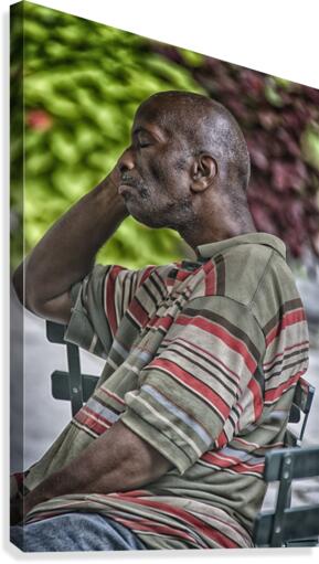 sleeping man 5 Canvas Print