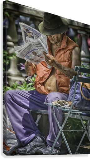 belly button Canvas Print