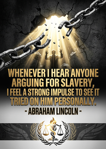 Broken Chains Symbolizing Freedom and Justice by Maxi Art