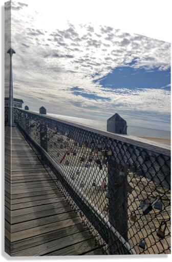 Lovers Pier Canvas Print