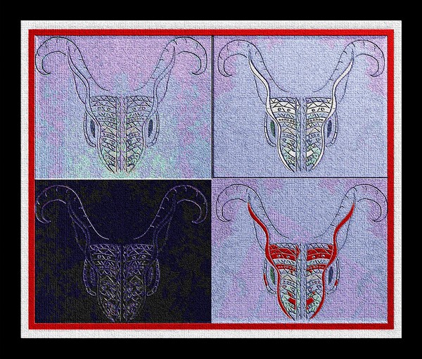 Demon Bunny Print