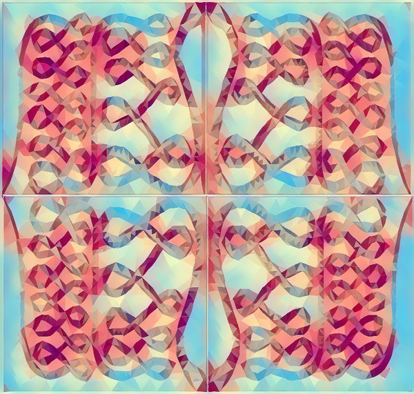serpent tile Print