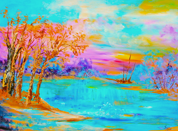 Waterfall Falling Print