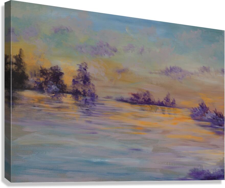 ORANGE SUNSET Canvas Print
