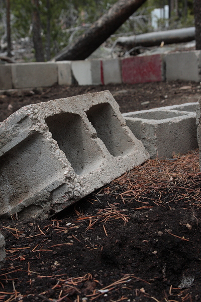 Cement Block Mountain Print
