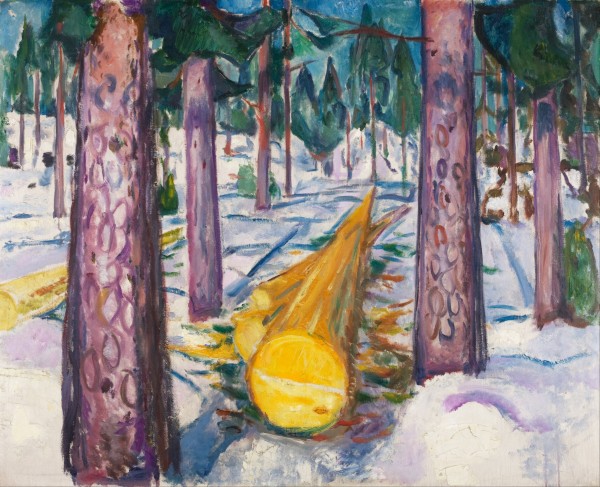 The Yellow Log Print