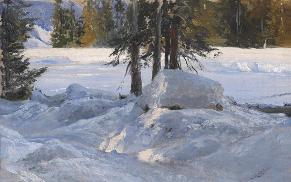 Wintersonne Print