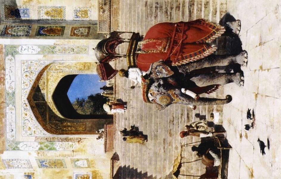 Royal Elephant Print