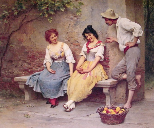Flirting Print
