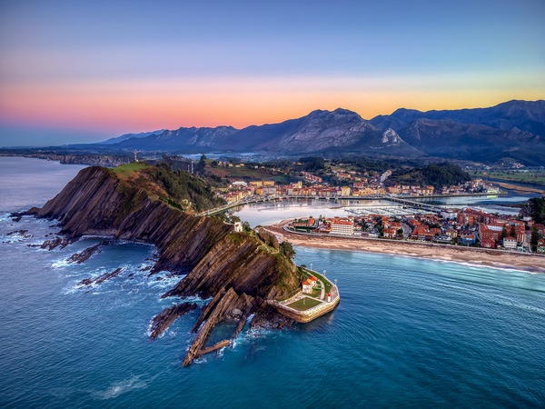 Ribadesella in Asturias Spain. by CreativePhotoSpain