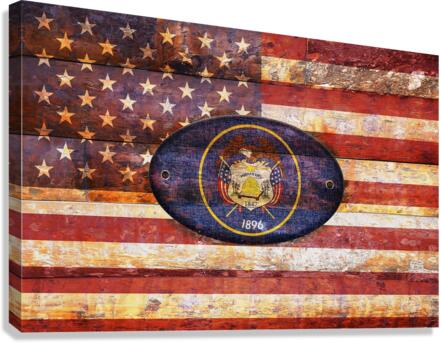 Utah flag Canvas Print