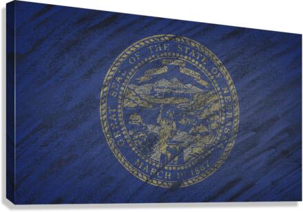 Nebraska flag Canvas Print