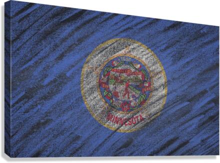 Minnesota flag Canvas Print