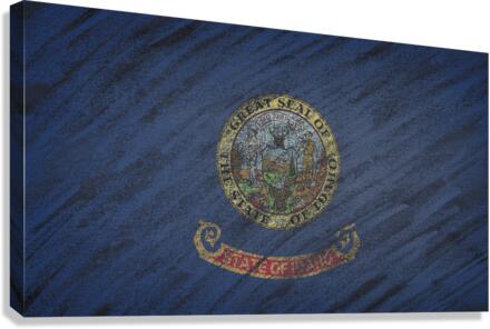 Idaho flag Canvas Print