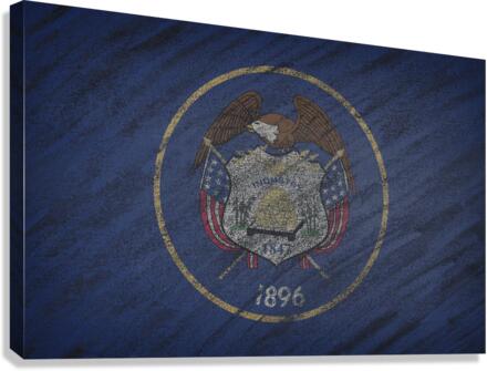 Utah flag Canvas Print