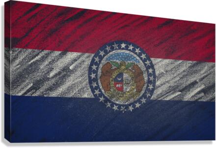 Missouri flag Canvas Print
