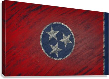Tennessee flag Canvas Print