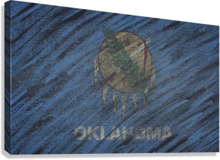 Oklahoma flag Canvas Print