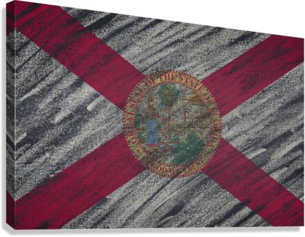 Florida flag Canvas Print