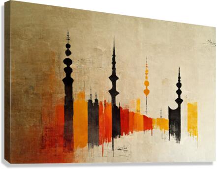 Minara City Canvas Print