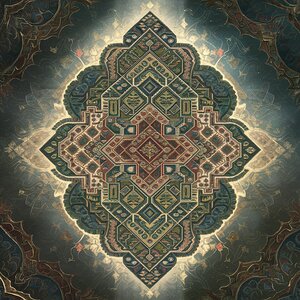 a stunning intricately designed arabesque style 