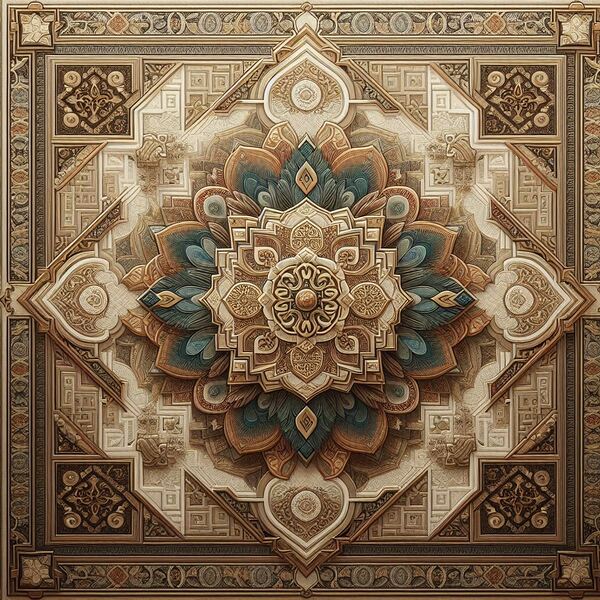 A stunning image of an Arabesque-style by Artify