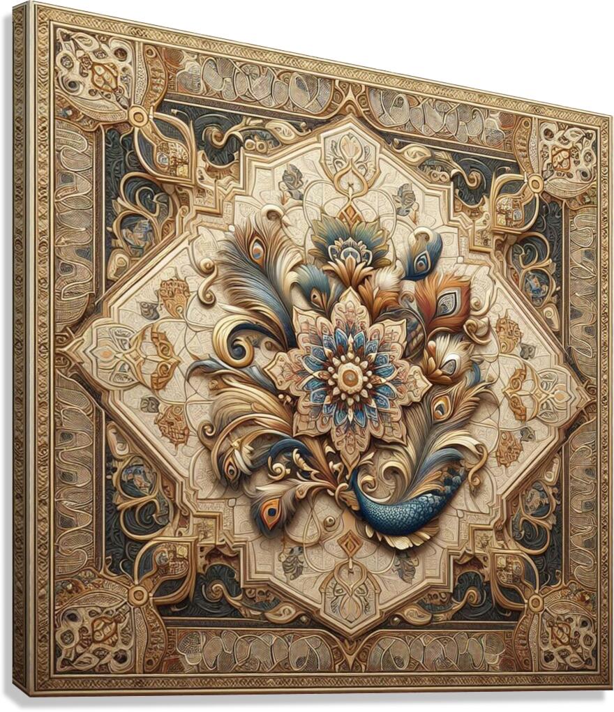 A stunning image of an Arabesque-style Canvas Print