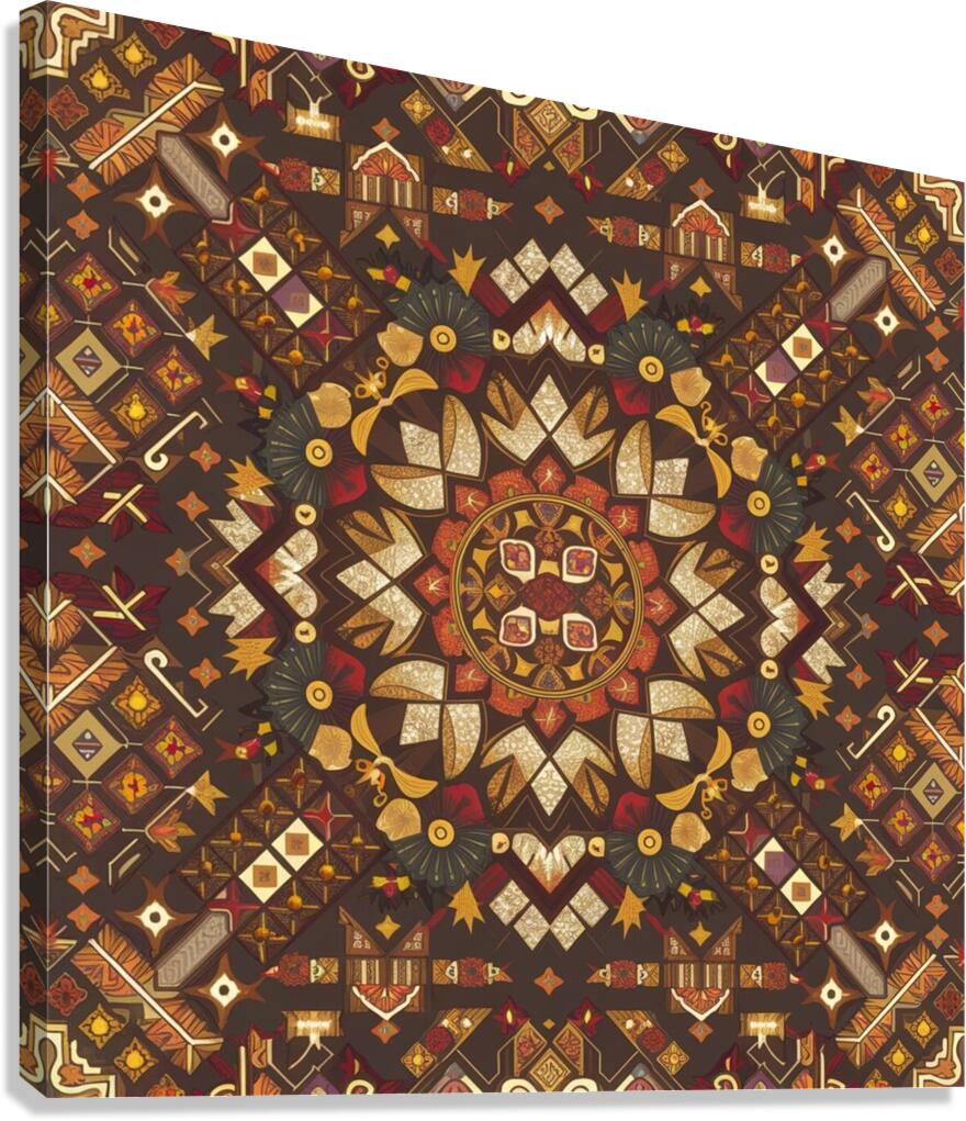 cultural patterns.  Canvas Print