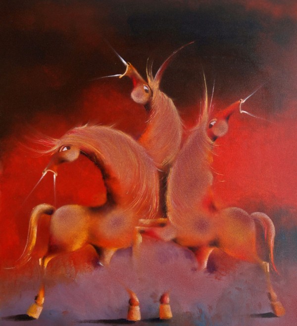 Three Horses by David Berkowitz Chicago