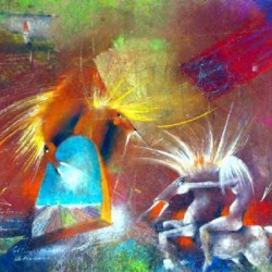Fight of Dragon Horses