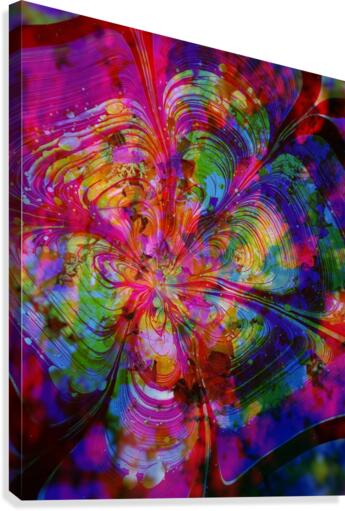Color Vortex Canvas Print
