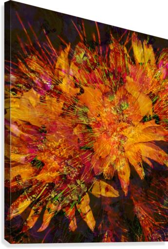 Golden Fire Canvas Print