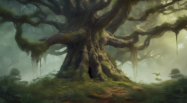 dream inside trees Print