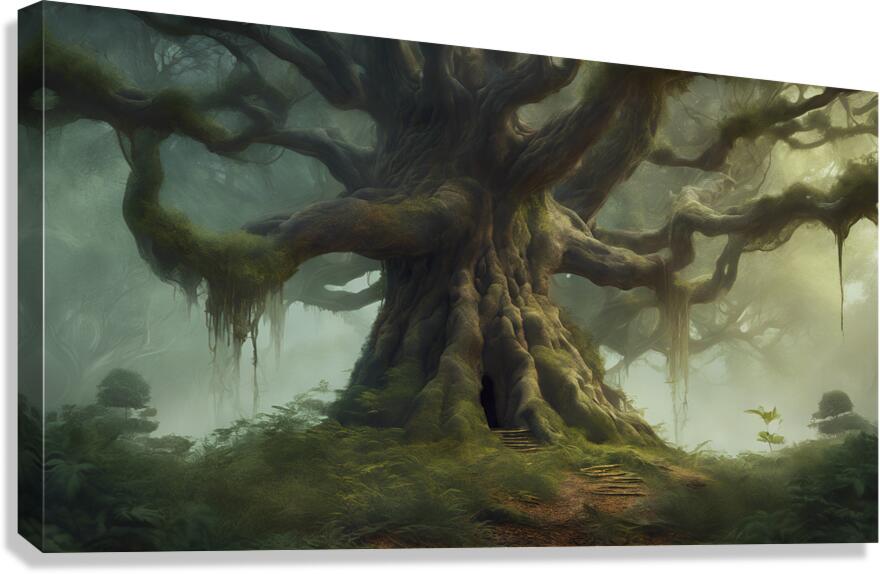 dream inside trees Canvas Print