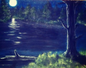 Peaceful Moonlit night