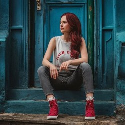 calm down 3d render photo illustration typography