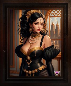 Dame Astritena Bolaris Gorgeous AI Concept Art Portrait by Xzendor7