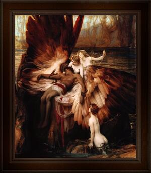The Lament for Icarus by Herbert James Draper Classical Art Old Masters Reproduction