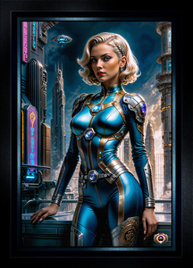 Cityscape Fantasy Illustration Portrait Of Aeravyn Kalestis Captivating AI Concept Art by Xzendor7