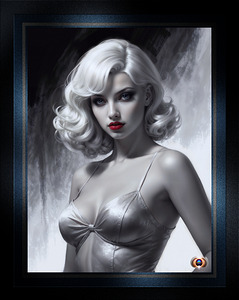 An Alluring Elegant Portrait Of A Woman In Hollywood Noir Style Mesmerizing AI Concept Art by Xzendor7