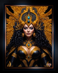 Opulent Fantasy Portrait Of Aeridor Royalty Lyralia Nyssa Mesmerizing AI Concept Art by Xzendor7