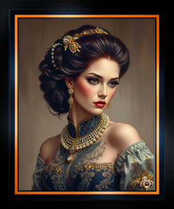 Exquisite Glamour Portrait Of The Elegant Beauty Lady Gianna Mesmerizing AI Concept Art by Xzendor7