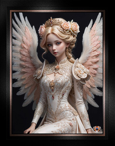 A Beautiful Angelic Vision Of The Adorable Elora Florentine AdorabelAI Concept Art by Xzendor7