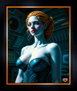 The Captivating Beauty Of Delatoria Selvus A Vision Of Timeless Allure In A Mechanical World AI Concept Art by Xzendor7