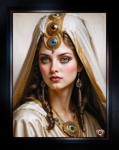 Portrait Of The High Priestess Of The Orlion Order Captivating AI Concept Art by Xzendor7