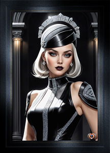 Stunning Regal Portrait Of Lady Asteria Riccacia Mesmirizing AI Concept Art by Xzendor7