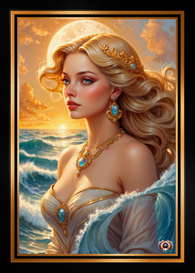 Dawn Commands The Morning Sea Enchanting AI Concept Art by Xzendor7